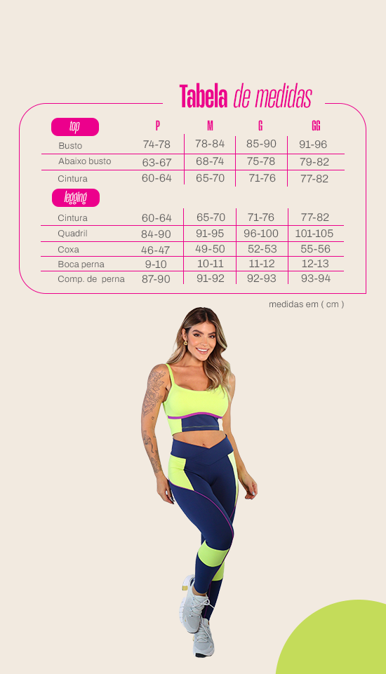 Tabela de medidas