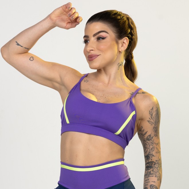 Top Fitness Stella Recorte Com Decote Nas Costas