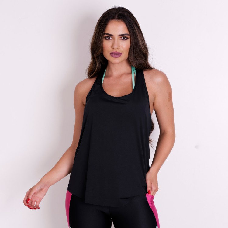 Camiseta Fitness Lia Elastico Nas Costas